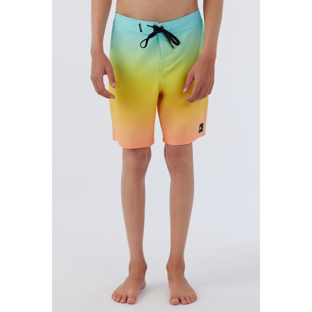 O'Neill Men's Hyperfreak Heat Fade 16" Boardshorts Stretch Flex Tie Drawcord 30